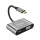 Przejściówka Zenwire Przejściówka USB-C 4w1 HDMI 4K VGA USB PD 87W